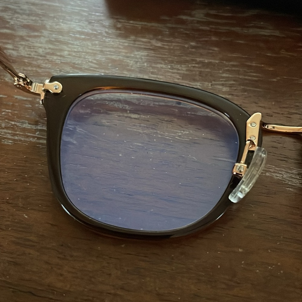 Diff Rue TP-BB169 46-23-145 brown & gold metal eyeglasses w/Black logo soft Case - Picture 6 of 16